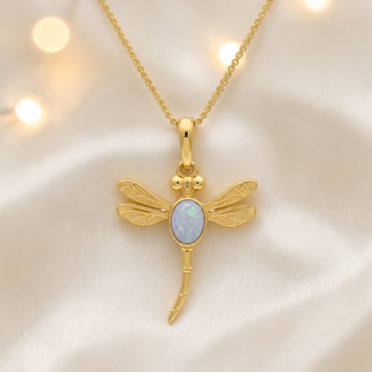White Snow Golden Presence 9ct gold pendant, handcrafted in Lancashire UK – by Keepsake Memorial Jewellery